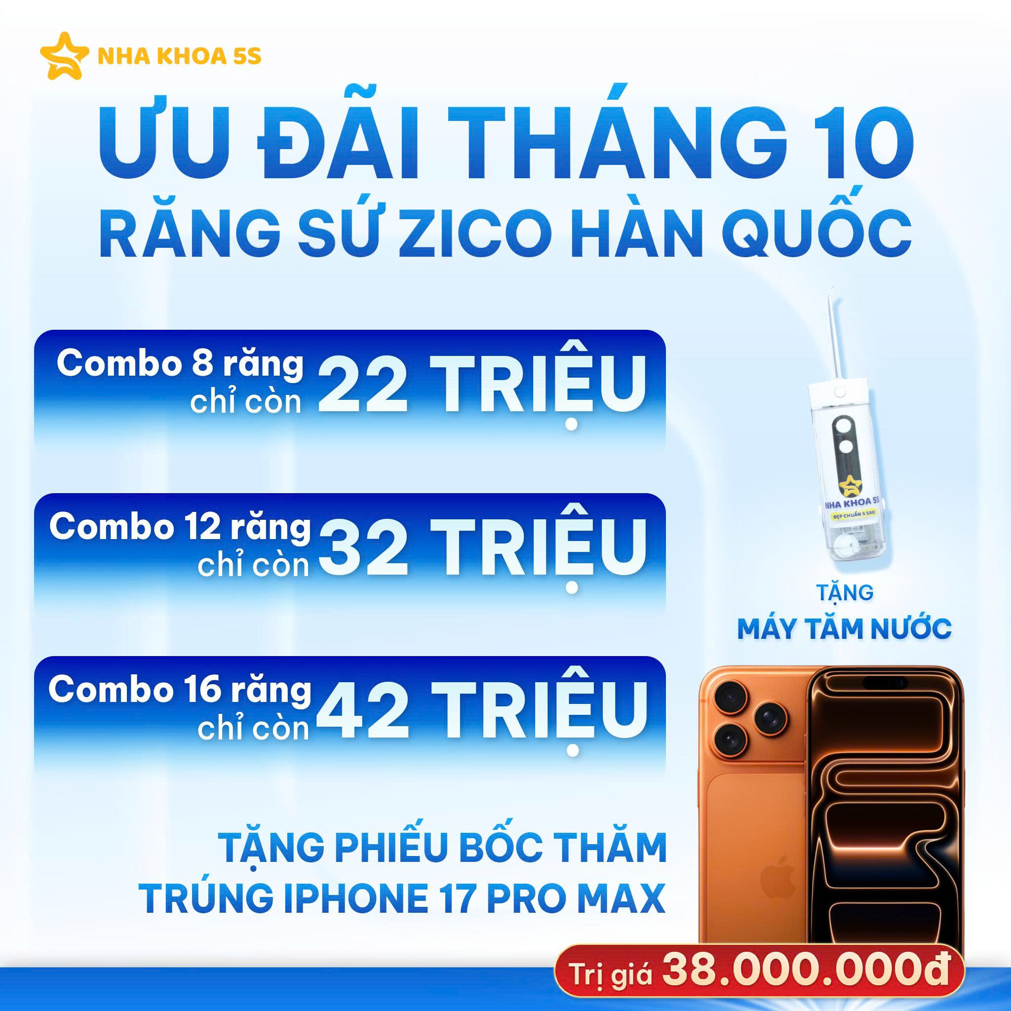 ưu đãi răng sứ tháng 10