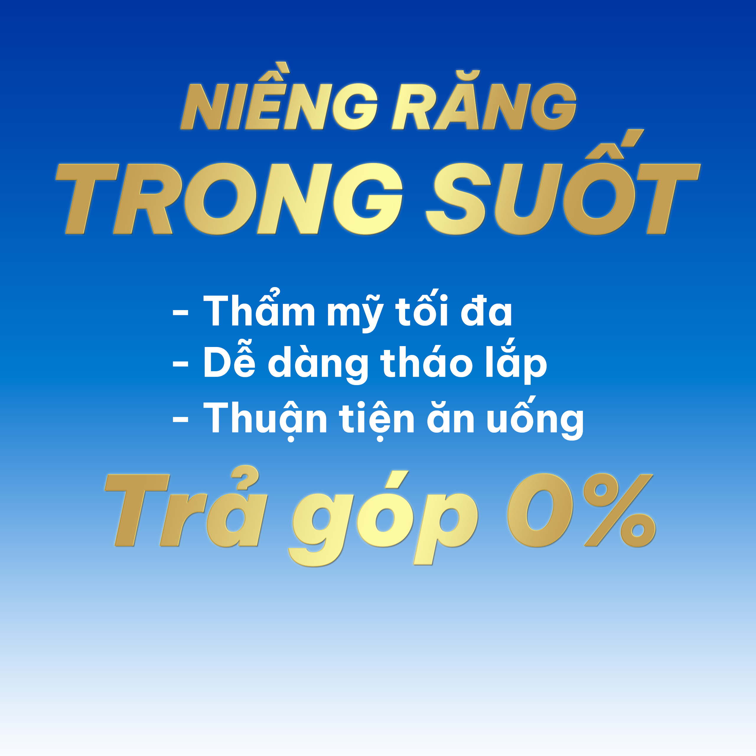 Khuyến Mãi Niềng Răng Trong Suốt