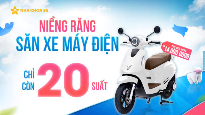 niềng răng săn xe máy điện