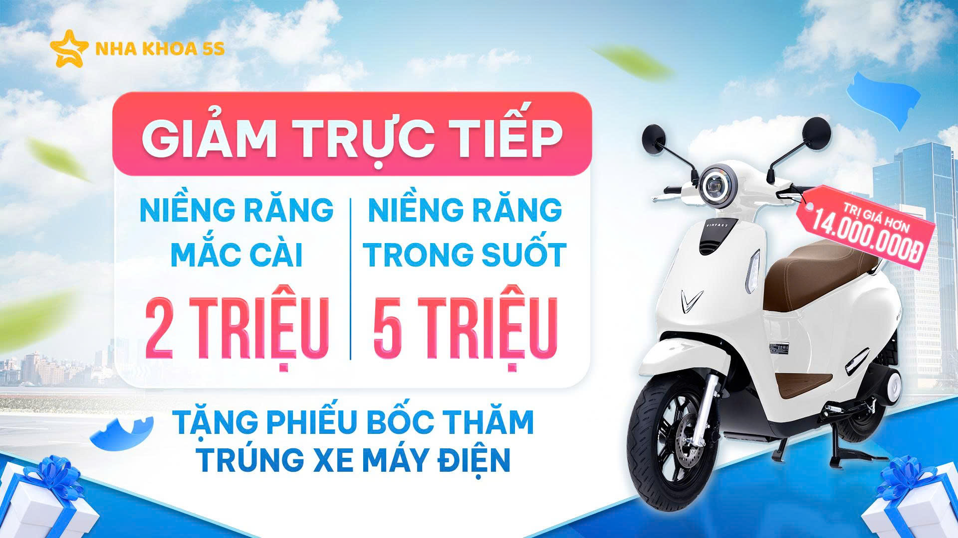 CHÚC MỪNG ĐỒNG NIỀNG THANH TIỀN TRÚNG XE MÁY ĐIỆN VINFAST ĐỢT 1 niềng răng trúng xe máy điện