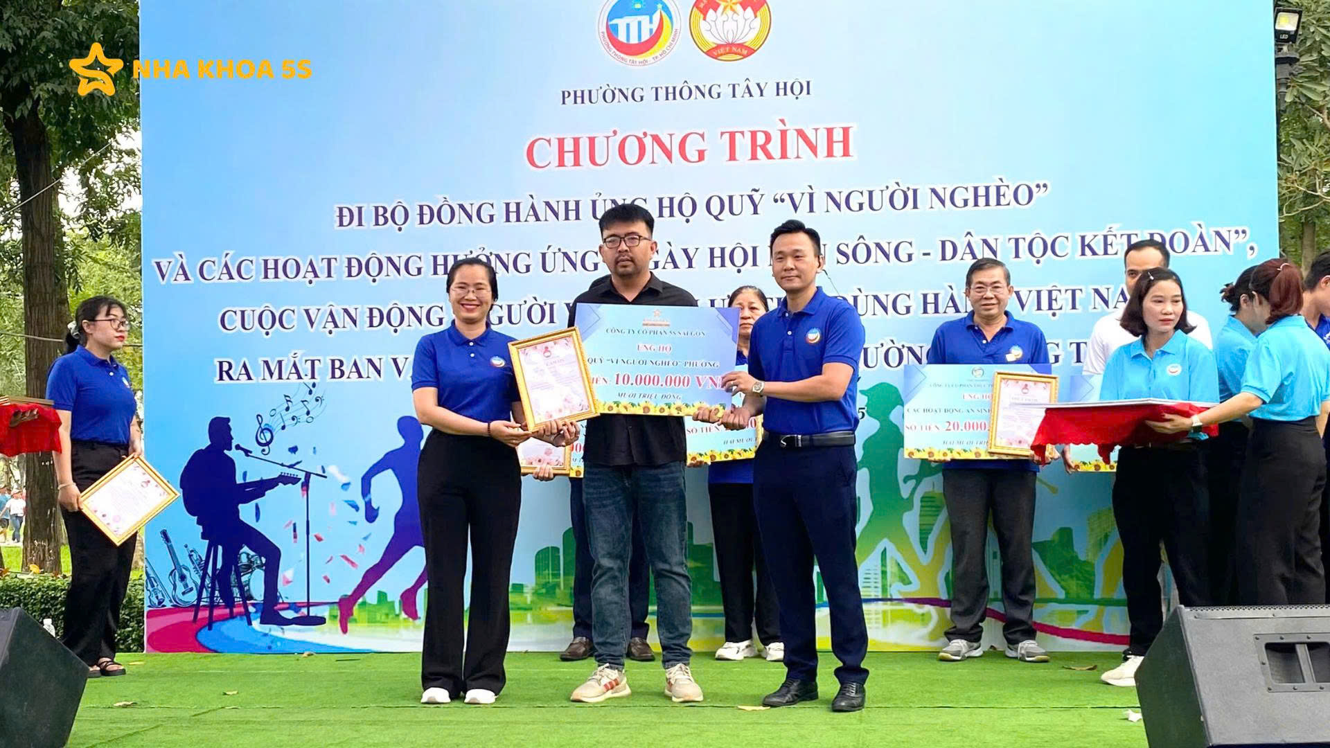 NHA KHOA 5S GÒ VẤP ĐỒNG HÀNH CÙNG “NGÀY HỘI NON SÔNG – DÂN TỘC KẾT ĐOÀN” PHƯỜNG THÔNG TÂY HỘI Nha Khoa 5S Gò Vấp thăm khám răng miệng phương Thông Tây Hội