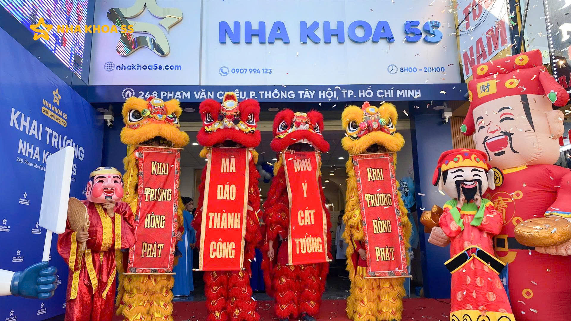 LỄ KHAI TRƯƠNG NHA KHOA 5S GÒ VẤP – SỰ KIỆN BÙNG NỔ ĐÁNH DẤU HÀNH TRÌNH MỚI LỄ KHAI TRƯƠNG NHA KHOA 5S GÒ VẤP – SỰ KIỆN BÙNG NỔ ĐÁNH DẤU HÀNH TRÌNH MỚI