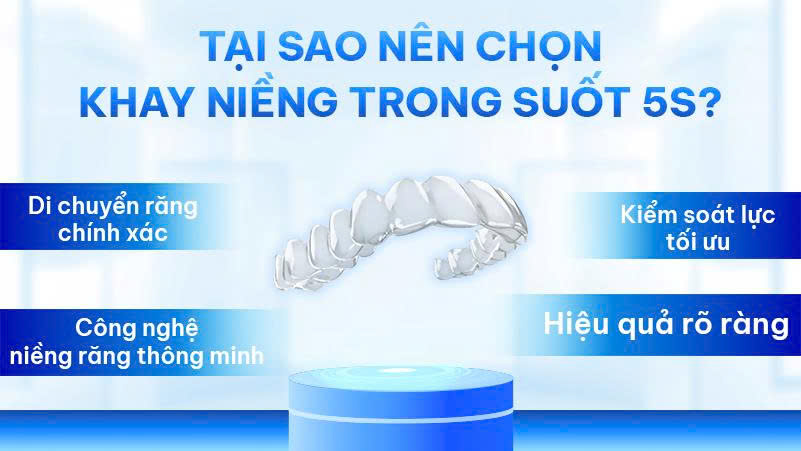 Tại Sao Nên Chọn Niềng Răng Trong Suốt 5S