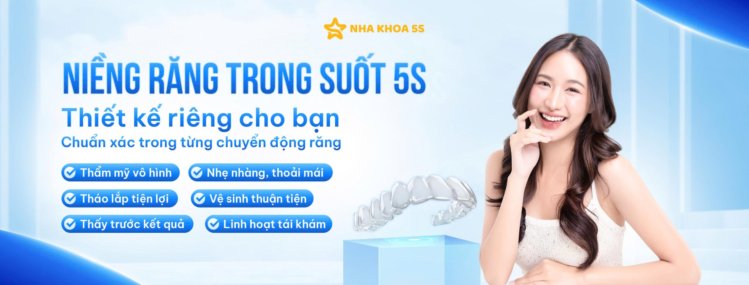 Niềng Răng Trong Suốt 5S