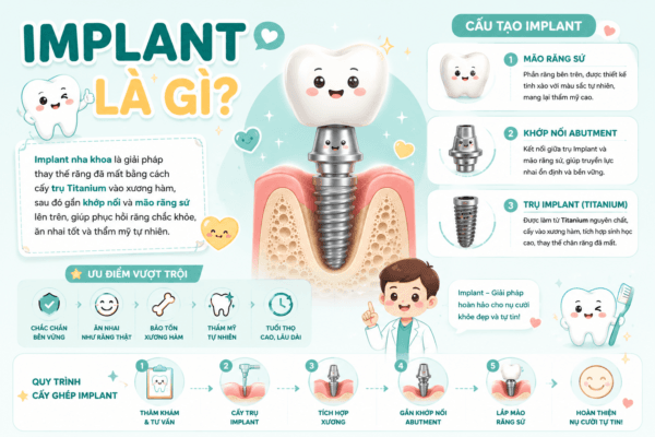 Implant Là Gì? Tìm Hiểu Chi Tiết Về Cấy Ghép Implant Trong Nha Khoa