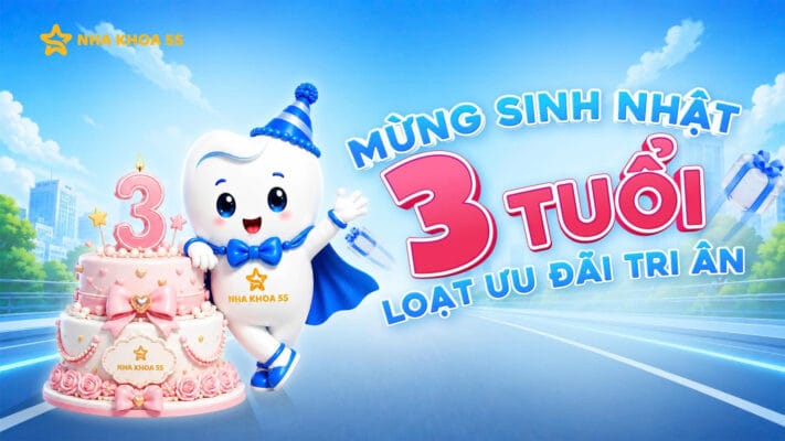 Nha Khoa 5S Mỹ Tho Mừng Sinh Nhật 3 Tuổi