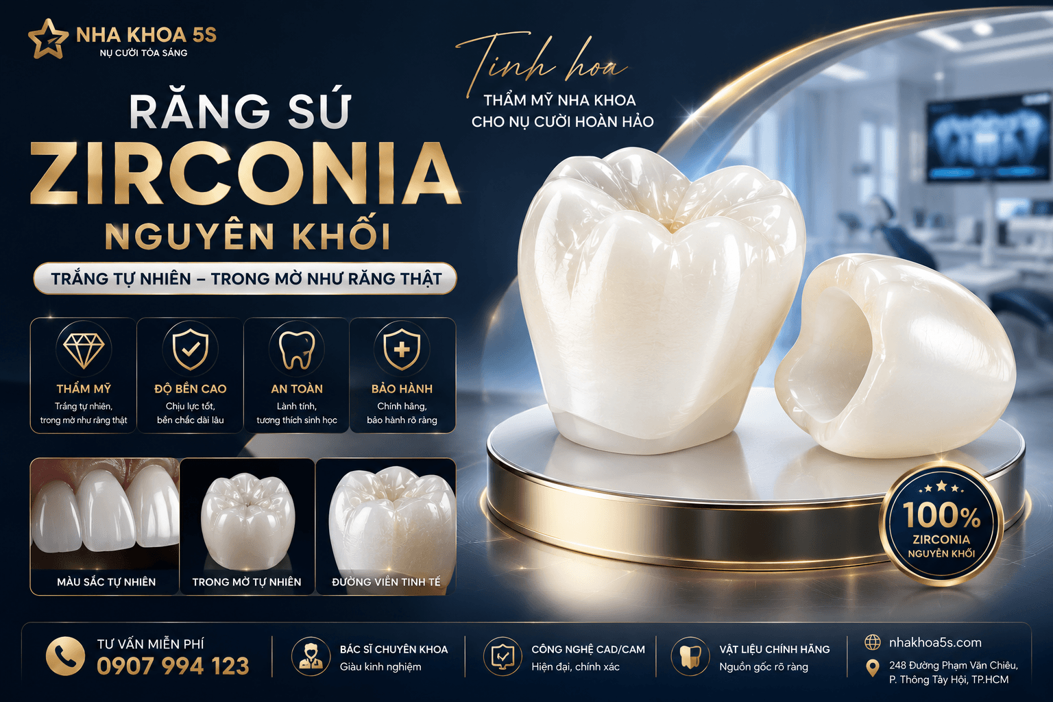 Các Loại Răng Sứ Phổ Biến Hiện Nay: Nên Chọn Loại Nào Tốt Nhất?
