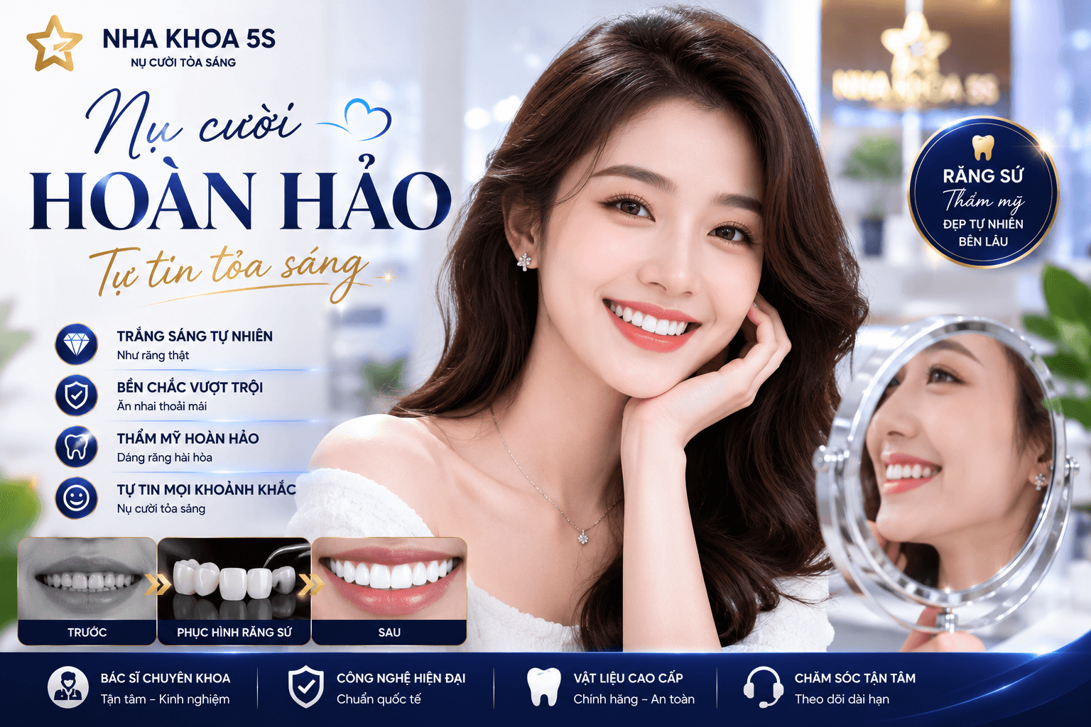 Các Loại Răng Sứ Phổ Biến Hiện Nay: Nên Chọn Loại Nào Tốt Nhất?