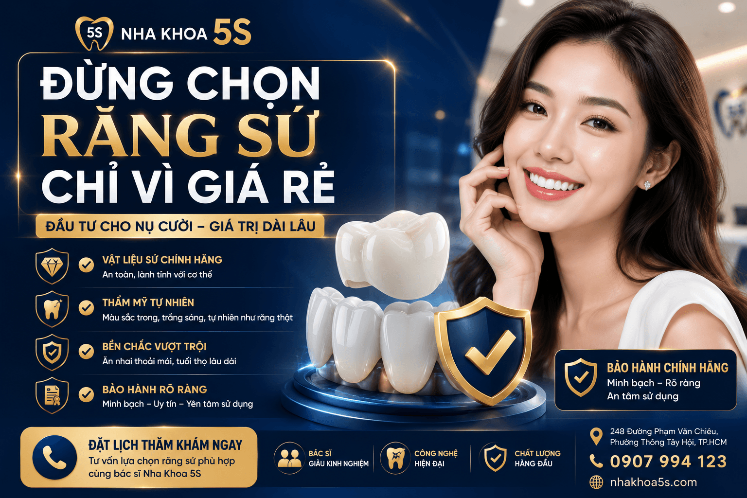 Răng Sứ Giá Rẻ Nguy Hiểm Thế Nào? 7 Rủi Ro Bạn Cần Biết Trước Khi Quyết Định
