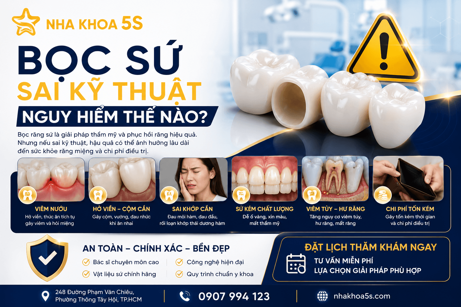 Bọc Sứ Sai Kỹ Thuật: 7Dấu Hiệu Cảnh Báo &Amp;Cách Khắc Phục 2026 Chatgpt Image 13 30 15 3 Thg 6 2026 4