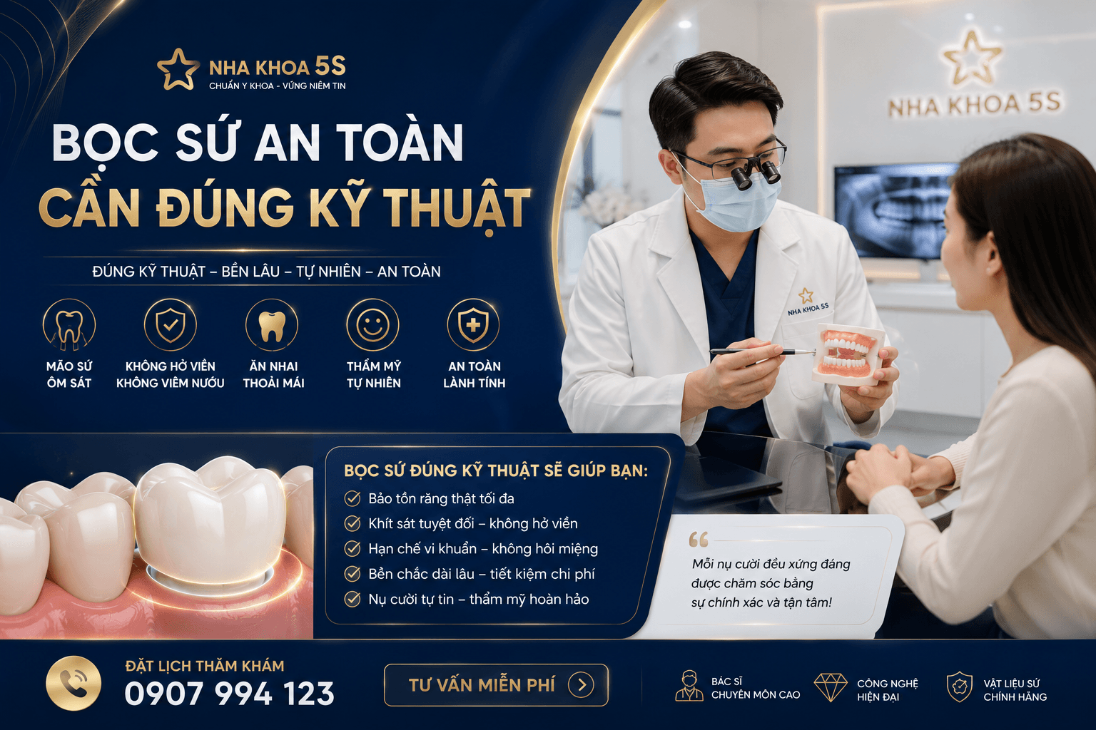 Bọc Sứ Sai Kỹ Thuật: 7Dấu Hiệu Cảnh Báo &Amp;Cách Khắc Phục 2026 Chatgpt Image 13 52 45 3 Thg 6 2026 4