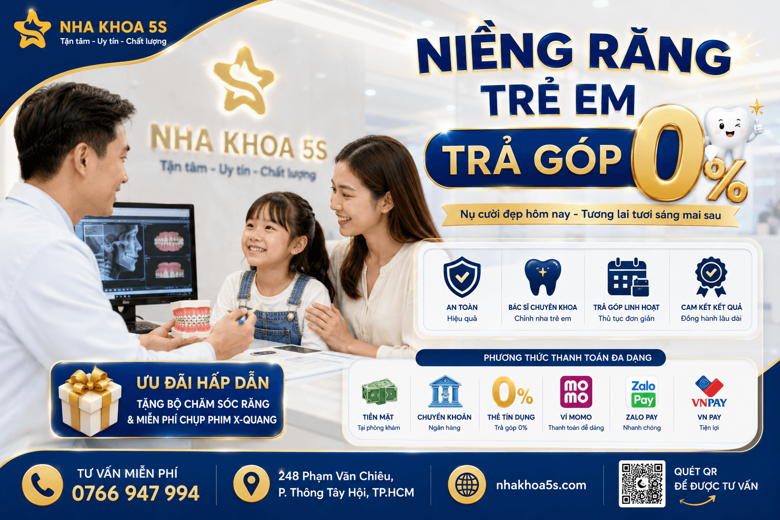 Bảng Giá Niềng Răng Trẻ Em Mới Nhất 2026 – Chi Phí Bao Nhiêu? Khi Nào Nên Can Thiệp Sớm?