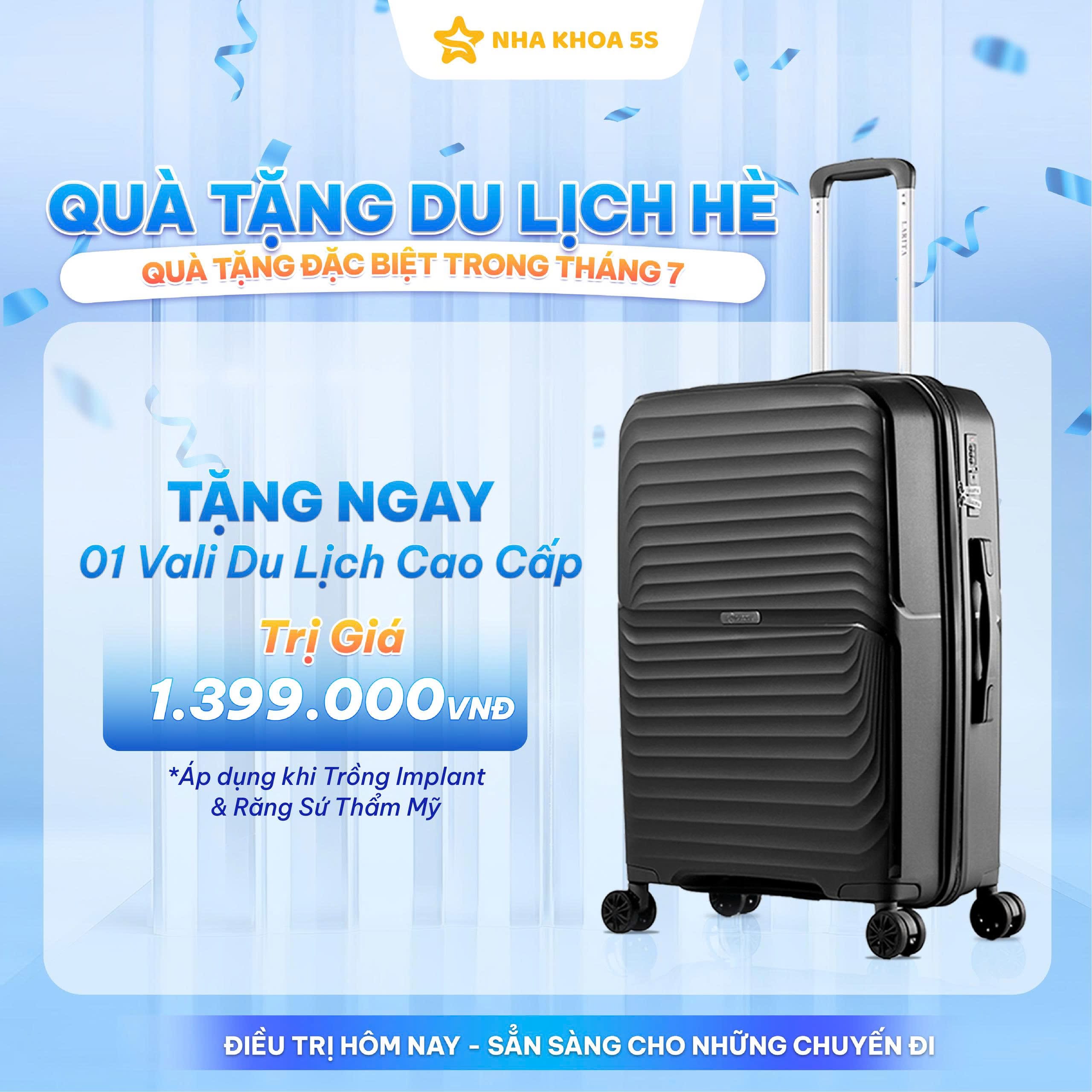 Nha Khoa 5S | Nha Khoa Gò Vấp, Hồ Chí Minh Tặng Vali Du Lịch Nha Khoa 5S